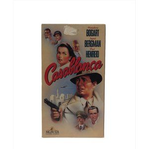 Casablanca 1988 VHS Tape starring Humphrey Bogart & Ingrid Bergman